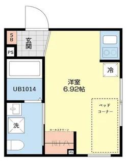 Grandir住吉【3階】の間取り