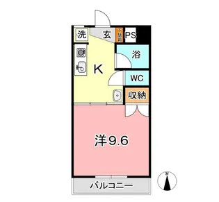 アトリエ・アクツ【2階】の間取り