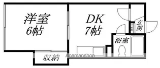 シティハウス大川【3階】の間取り
