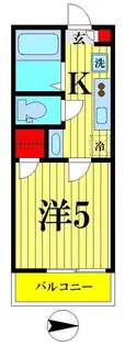 プランドール八広【1階】の間取り