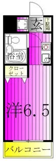 クレセントコート柏【1階】の間取り
