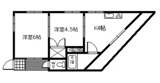 大宝八尾駅前マンション【3階】の間取り