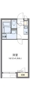 クレイノかみつれ【1階】の間取り