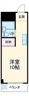 九重町マンション【3階】の間取り