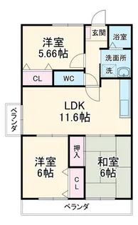 ウエストヒルズマルカ【4階】の間取り