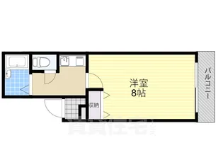 エクセレント上新8【4階】の間取り