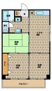 大拓ハイツ8【4階】の間取り