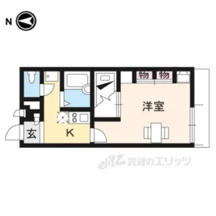 レオパレスひまわり【1階】の間取り