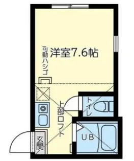 ユナイト弘明寺アレハンドロ【1階】の間取り