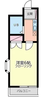 メゾンオカムラ【2階】の間取り