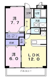 ル・ボヌール【3階】の間取り