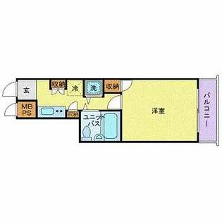 ルーブル戸越公園【4階】の間取り