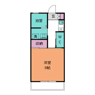 竜美東SKYHILLS8 (竜美東スカイヒルズ8)【2階】の間取り