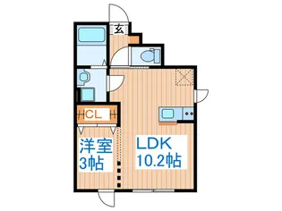 モリス塩釜【1階】の間取り