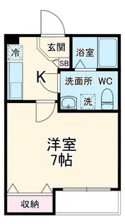 モダンライト北柏【2階】の間取り