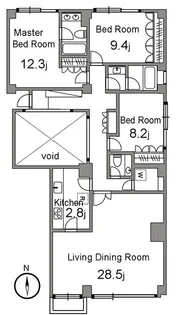 THE HOUSE-K【2階】の間取り