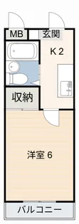 エクセル共和【3階】の間取り