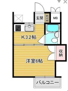ハイツフタミ【2階】の間取り