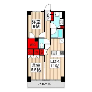 コンフォリア成増グリーンサイド【7階】の間取り