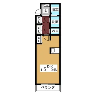 ルミナス大幸【3階】の間取り