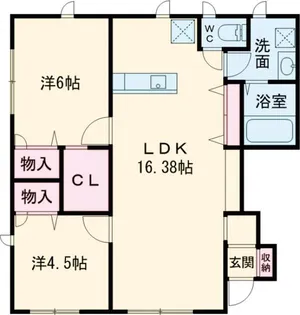 ル パサージュ【1階】の間取り
