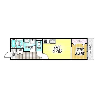 ソレイユII【1階】の間取り