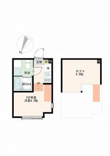 Tokyo Lumina【1階】の間取り