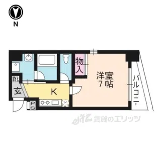 グランドパレス大宮五条【8階】の間取り