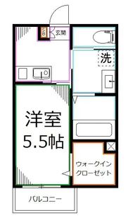 MELDIA東小金井【2階】の間取り