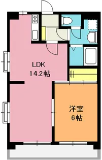 クレール泉【1階】の間取り