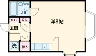 ハイツ宮川【2階】の間取り