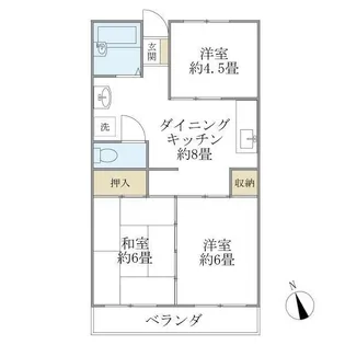 第二ハウス崔綜【2階】の間取り