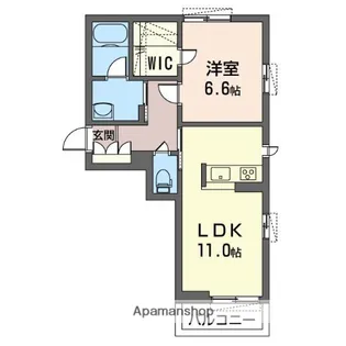 ヴェイル61【2階】の間取り