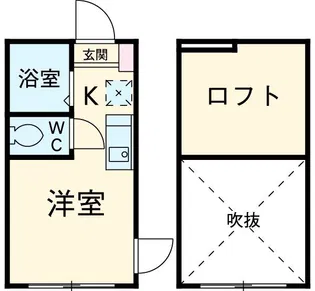 カーサ・イリス【1階】の間取り