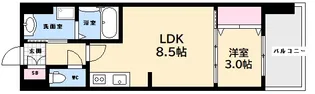 THE AL COURT【3階】の間取り