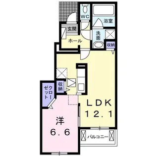 スターライトA【1階】の間取り