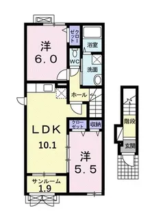 ALIVE II【2階】の間取り