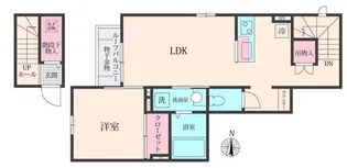 アクアベース西横浜【2階】の間取り