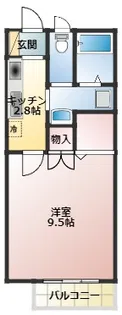 グリーンフィールド【1階】の間取り