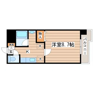 アムールシャトー【3階】の間取り