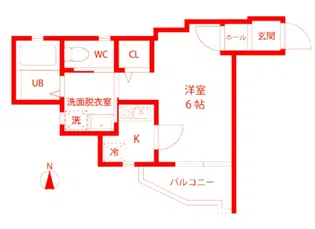 ベルガーデン久比里II【2階】の間取り