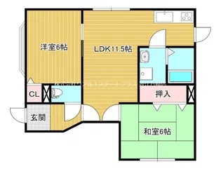 村井ハイツ【1階】の間取り