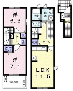 サングレイスBの間取り