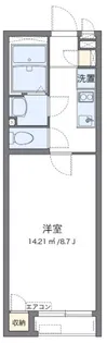 クレイノあんてれっせ【2階】の間取り