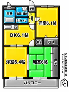 SKY新庄 II【3階】の間取り