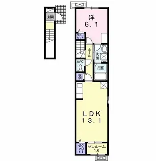 コンフォルト清須【2階】の間取り