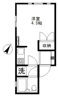 ヒューゲルハイム三軒茶屋【2階】の間取り
