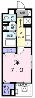 カリーノII【3階】の間取り