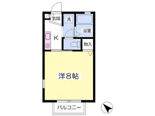 カーサ・オーチャード【1階】の間取り