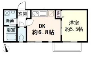東京都練馬区南大泉4【アパート】の間取り